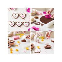 Decora Ausstecher Buchstaben & Zahlen, 36-teilig