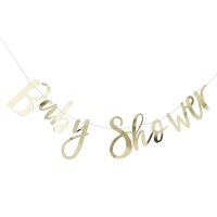 GingerRay Baby Shower Girlande Gold