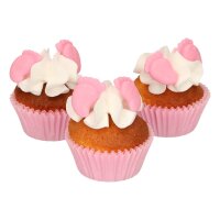 FunCakes Zuckerdekor Baby Füsse Rosa, 16 Stück
