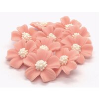 Aneta Dolce Zuckerdekor Vergissmeinnicht  Lachsfarbig, 10...