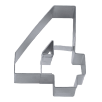 Städter Ausstecher Zahl 4