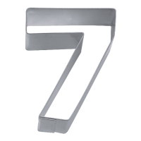 Städter Ausstecher Zahl 7