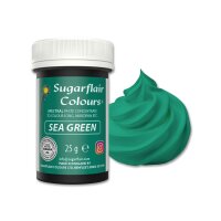 Sugarflair Pastenfarbe Sea Green, 25g
