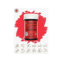 Sugarflair Pastenfarbe Strawberry, 25g