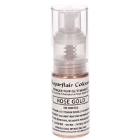 Sugarflair Pumpspray Glitter Rose Gold, 10g