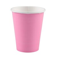 Amscan Becher Rosa, 8 Stück