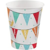 Amscan Becher Barnyard, 8 Stück