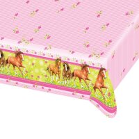 Amscan Tischdecke Pferde 180x120cm