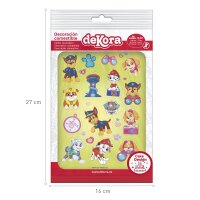 DeKora Esspapier Motive zum Ausschneiden Paw Patrol