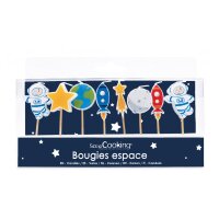 ScrapCooking Kerzen Set Space, 8 Stück