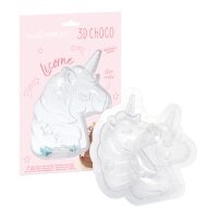 ScrapCooking Schokoladenform 3D Einhorn
