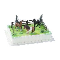 Jacobi Decor Motivtorten Set Pferde, 9-teilig