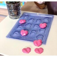 Porto Formas Schokoladenform Geometrische Mini Herzen