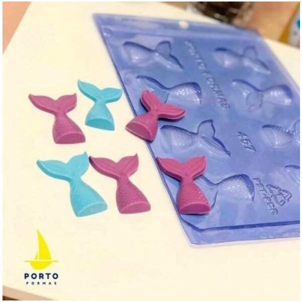 Porto Formas Schokoladenform Meerjungfrauenflossen Klein