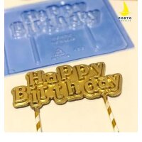Porto Formas Schokoladenform Happy Birthday