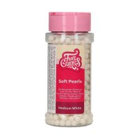 FunCakes Soft Pearls Weiss, 60g
