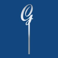 Cake Topper Buchstabe G - Spiegeloptik