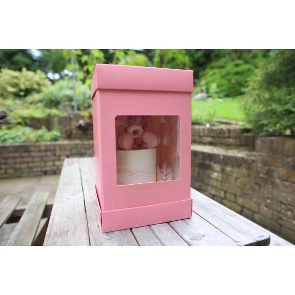 Olbaa Tortenschachtel Altrosa 31x31x36cm