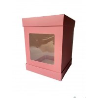 Olbaa Tortenschachtel Altrosa 31x31x36cm