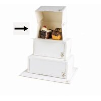 Tortenschachtel für 2 Kuchenstücke, 5 Stück