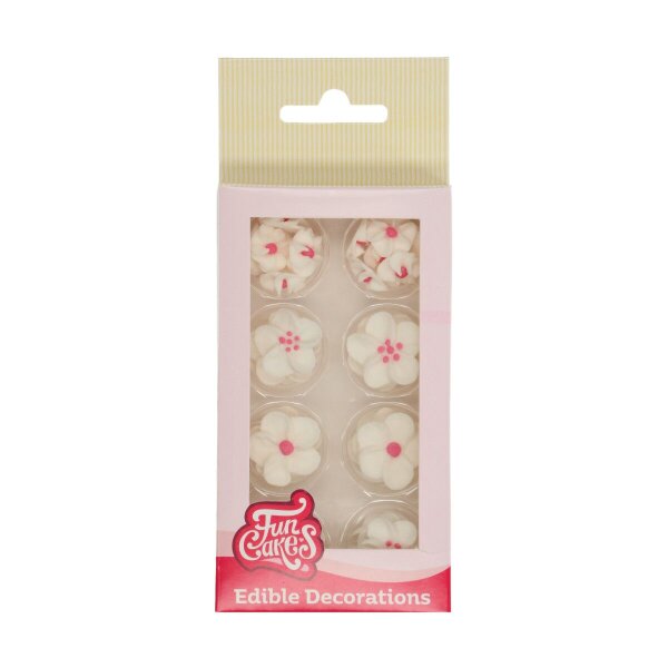 FunCakes Zuckerdekor Blossom Mix Weiss, 32 Stück