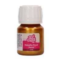 FunCakes metallische Lebensmittelfarbe Gold, 30ml