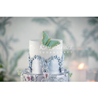 Karen Davies Silikonform Brush Embroidery Butterflies