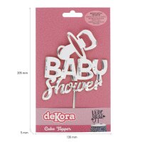 DeKora Cake Topper Baby Shower Spiegel