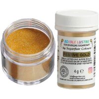 Sugarflair Essbare Glanzpuderfarbe Festive Gold 4g