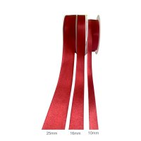 Satinband Rot (Rolle) 16mm x 25m (No. 15)