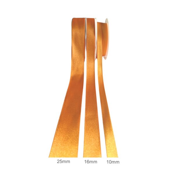 Satinband Orange (Rolle) 16mm x 25m (No. 115)