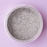 Super Streusel Glitzer Puder Silber 10g