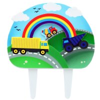 Culpitt Cake Topper Baufahrzeuge