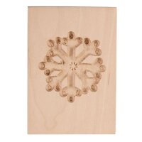 Städter Springerle-Model aus Holz Eiskristall