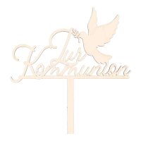 Jacobi Holz Cake Topper Zur Kommunion