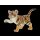 Bullyland Spielfigur Tiger Junges Braun