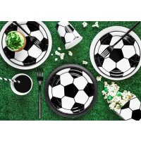 PartyDeco Teller Fussball Party, 6 Stück