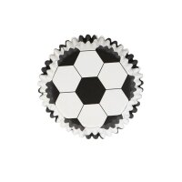 PME Cupcake Förmchen Fussball, 30 Stück